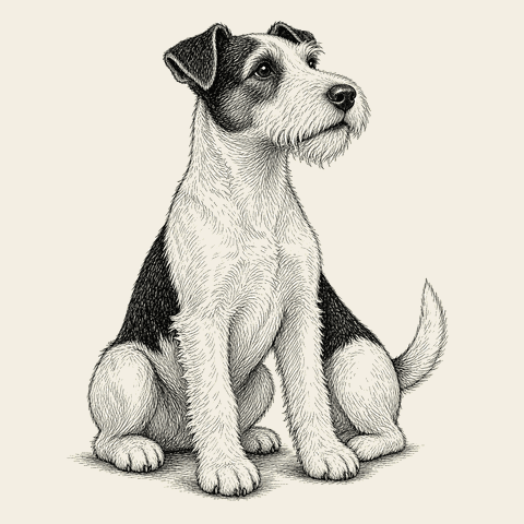 Skippy, a wire fox terrier